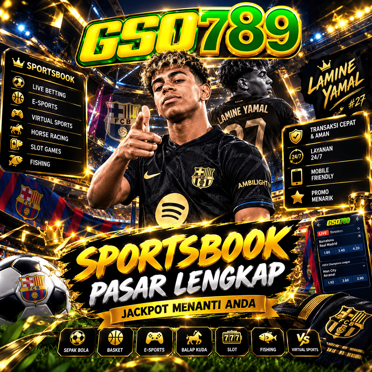 GSO789 ゆ Sportbook Pasar Lengkap Jackpot Menanti Anda! by Hey siriusly
